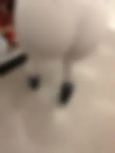 VTL Bend Over - Cheeks Eating White Spandex!
