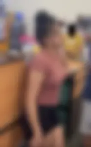 Slim Thick Latina In Tight Shorts
