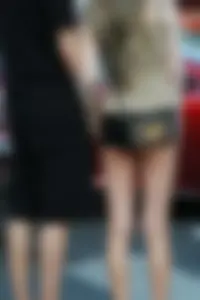 Candid skinny Chinese asses in shorts