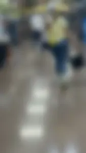 Cute Blonde Shopping