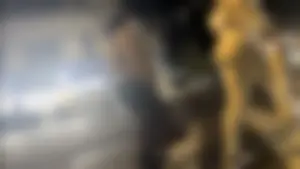 Sexy Latina in white leggings