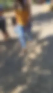Latina milf in line at pumpkin patch