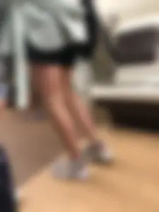 Cute Teen Blonde in Sandals And Shorts Subway Train Creepshots