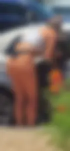 (OC) Big Booty Tanned Bikini Barista in Thong