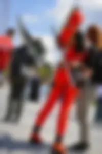 Sexy girl dressed as Deadpool with a nice ass