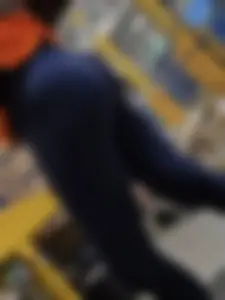 Petite warehouse worker cute bum