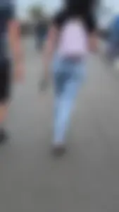 Tight Blue clear jean