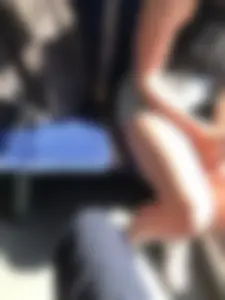 Tight college ass in yoga shorts and sandals