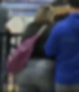 Giant candid ass in tight grey jeans creepshot