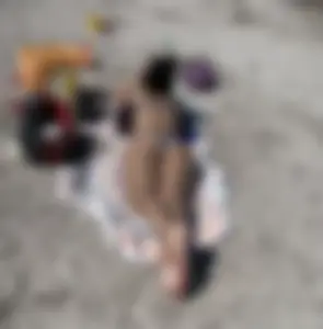 Sexy beach and poolside girls in swimsuits, mostly candid