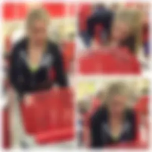 Hot Girl in Top and Yoga Pants Grocery Store Candid Pics