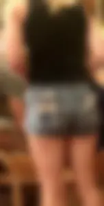 Gift shop asses in short shorts