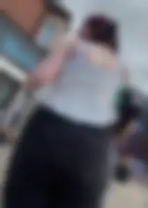 Windswept Smiley Women With Dyed Hair (Face Shots + Ass)