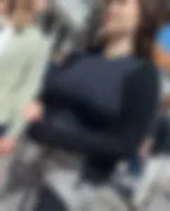 Brunette cutie with huge tits
