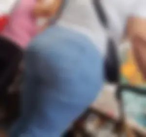 Latina Milf big ass in jeans bending over OC