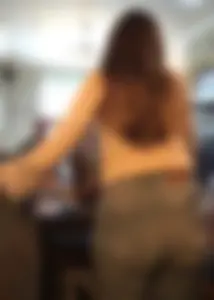 Hot waiter milf in jeans