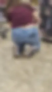 Dollar Tree Latina Milf whale tail vpl