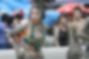 Boryeong Mud Fest 2008 girls mostly in bikinis