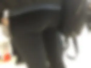 Sexy Candid Ass in Leggings Closeup Creepshot