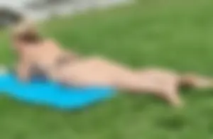 Hot bikini chicks at the river