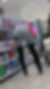 Asian MILF in Tight Jeans & Boots, Bending Over for That Ass View