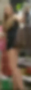 Hot Girl With Very Long Legs In Mini Shorts And Flats Supermarket Candid Photos