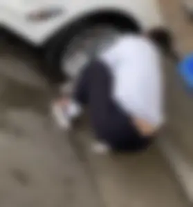 Car wash MILFs …..(THONG slip + VPL)