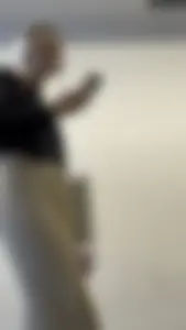 Skinny And Tight College Girl In Blue Leggings Bends Over For Me (Upshots)