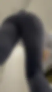 Skinny And Tight College Girl In Blue Leggings Bends Over For Me (Upshots)