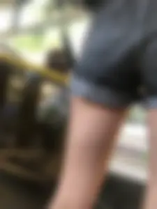 Candid Girl With Perfect Sexy Legs And Booty in Denim Shorts in a Public Bus Creepshots Gallery