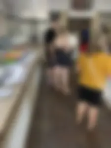 Thick Latina Bubble Butt At The Buffet (VPL)