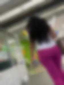 Juicy MILF ass in pink leggings OC