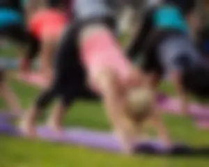 Candid yoga girls