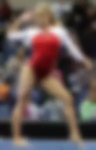 Candid gymnasts