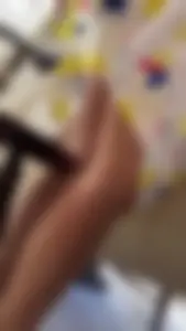 Girl in a short dress low angle home creepshots
