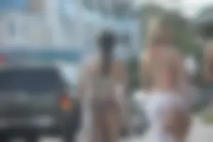 Candid Florida babes at Deerfield Beach in the winter