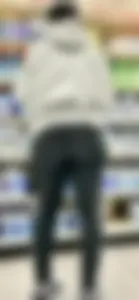 Lady w nice cheeks+VPL to match in slight transparency‼️