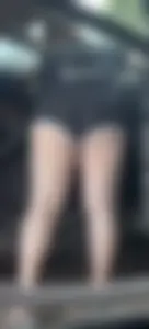[OC] White MILF Hungry Ass Bent Over Car Wash
