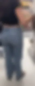 Beautiful girl with a nice ass in jeans