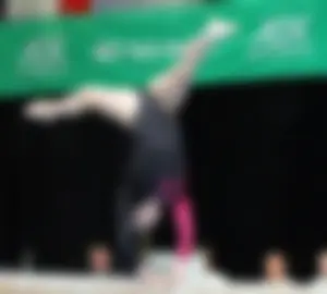 Candid gymnasts