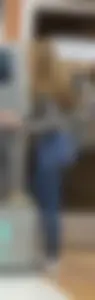 Hot booty in tight blue jeans of a candid girl at the supermarket creepshots