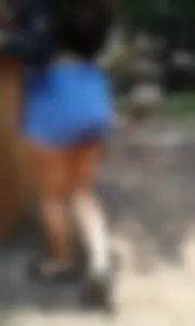 Brunette with a nice booty in shorts