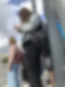 Street Candid Girl With a Hot Booty in Black Skinny Jeans on a Crosswalk Creepshots Gallery