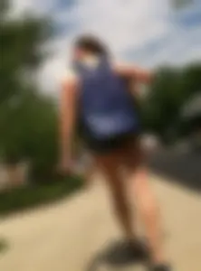 Hot college girl in little jean shorts showing some cheeks and legs