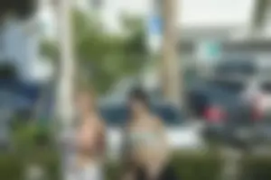 Candid Florida babes at Deerfield Beach in the winter