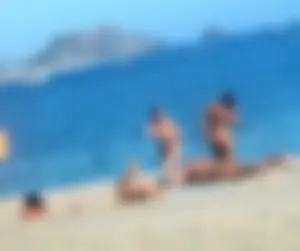 Nude beach and topless girls