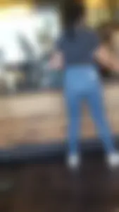 Latin teen in tight jeans