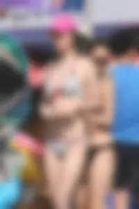 Boryeong Mud Fest 2008 girls mostly in bikinis