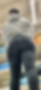 Lady w nice cheeks+VPL to match in slight transparency‼️