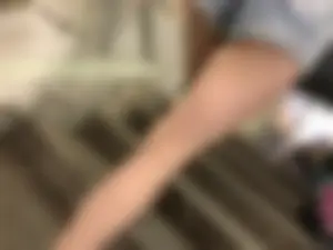 Gorgeous Legs And Butt in Denim Shorts And Feet in Sandals - Creepshots Gallery in a Subway Train and on an Escalator